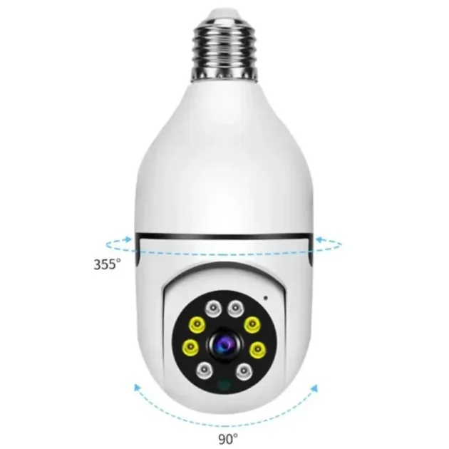 Speed-X 360° WiFi Bulb Camera 1080P | Gadget Tray
