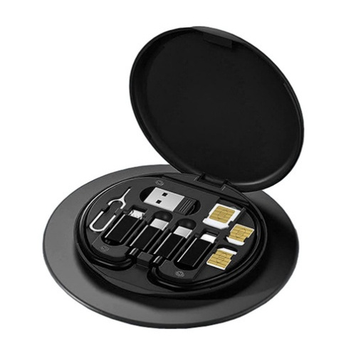 60W Fast Charging Data Cable Storage Box & Phone Holder | Gadget Tray