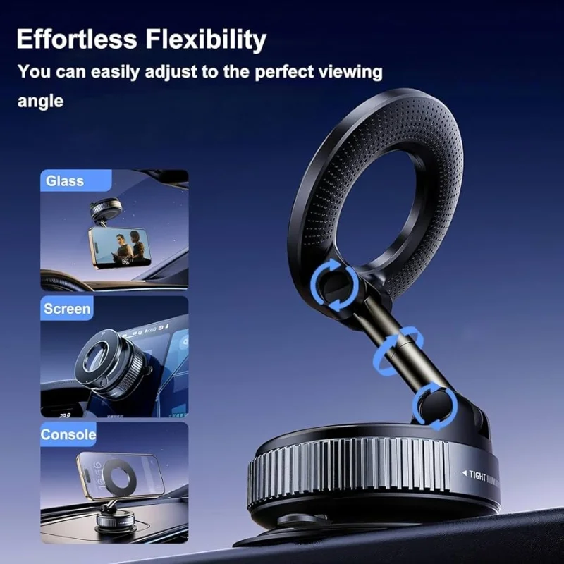 product-image-2 (5) Foldable Magnetic Car Phone Holder 360° Suction Mount | Gadget Tray - Image 4