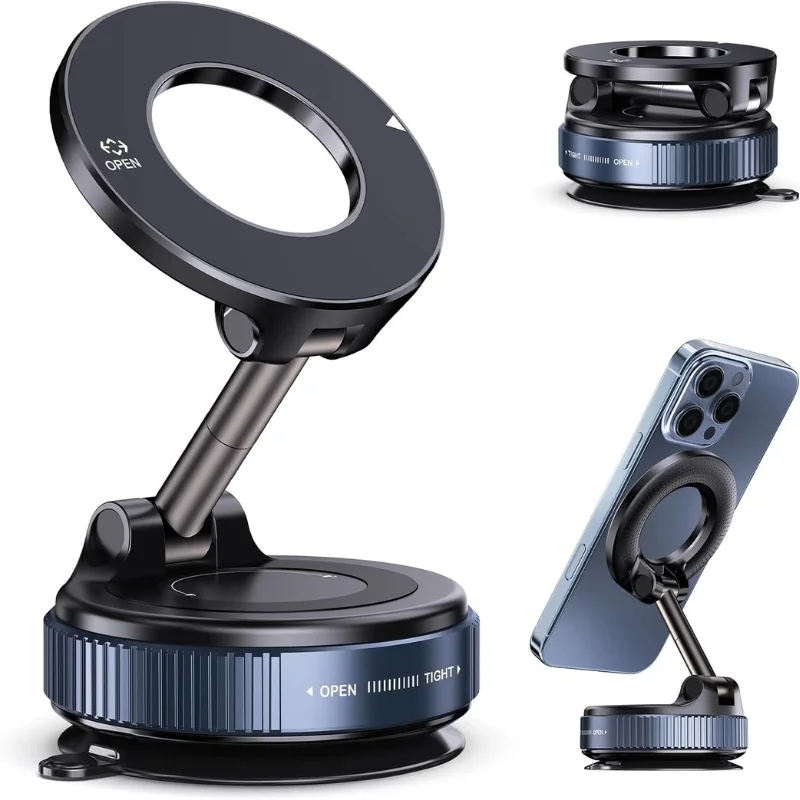 product-image-3 (7) Foldable Magnetic Car Phone Holder 360° Suction Mount | Gadget Tray - Image 2
