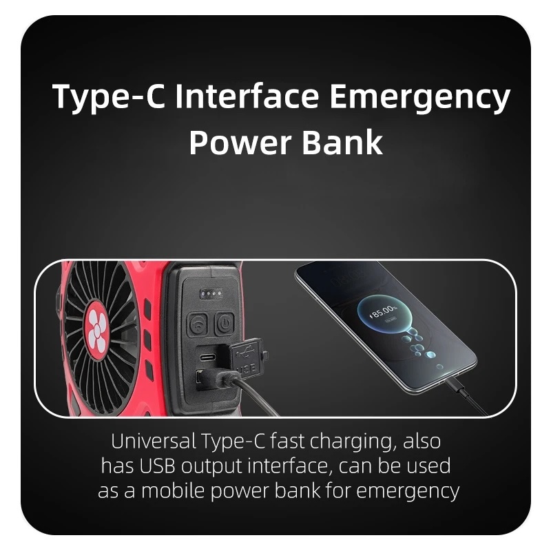 multipurpose rechargeable desk & camping fan with led light | gadget tray multipurpose rechargeable desk & camping fan with led light | gadget tray