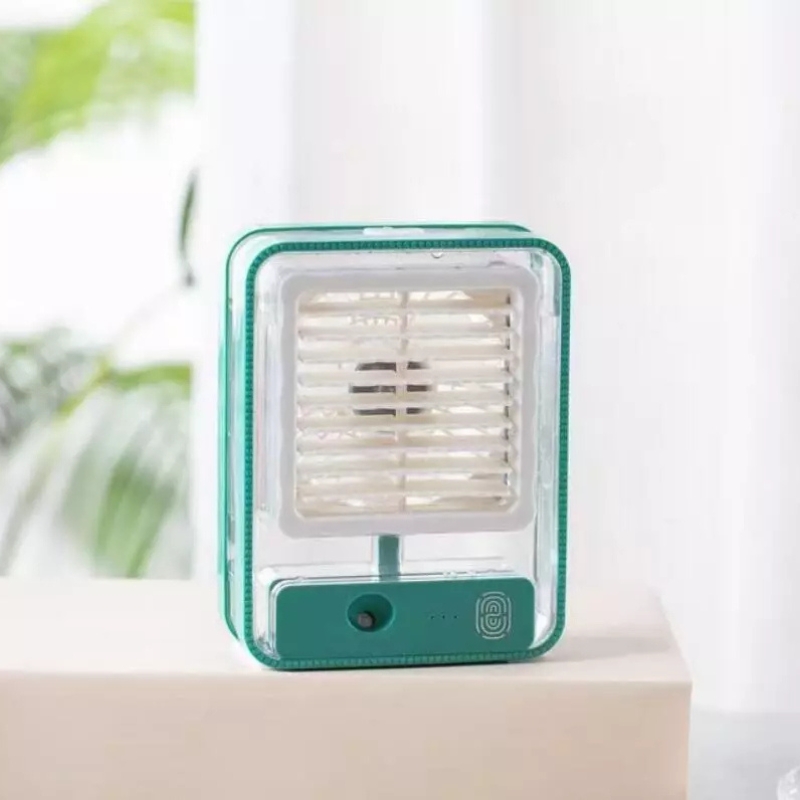 product-image-4 (5) Portable USB Air Cooler Fan 3-Speed with Mist & LED | Gadget Tray - Image 2