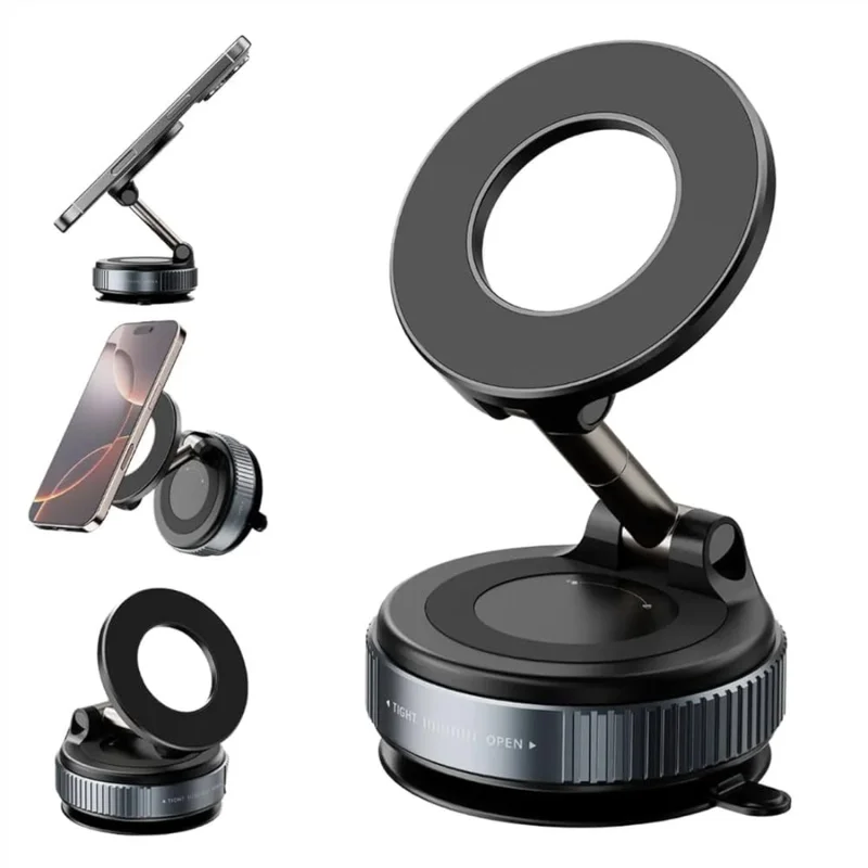 product-image-4 (6) Foldable Magnetic Car Phone Holder 360° Suction Mount | Gadget Tray - Image 7