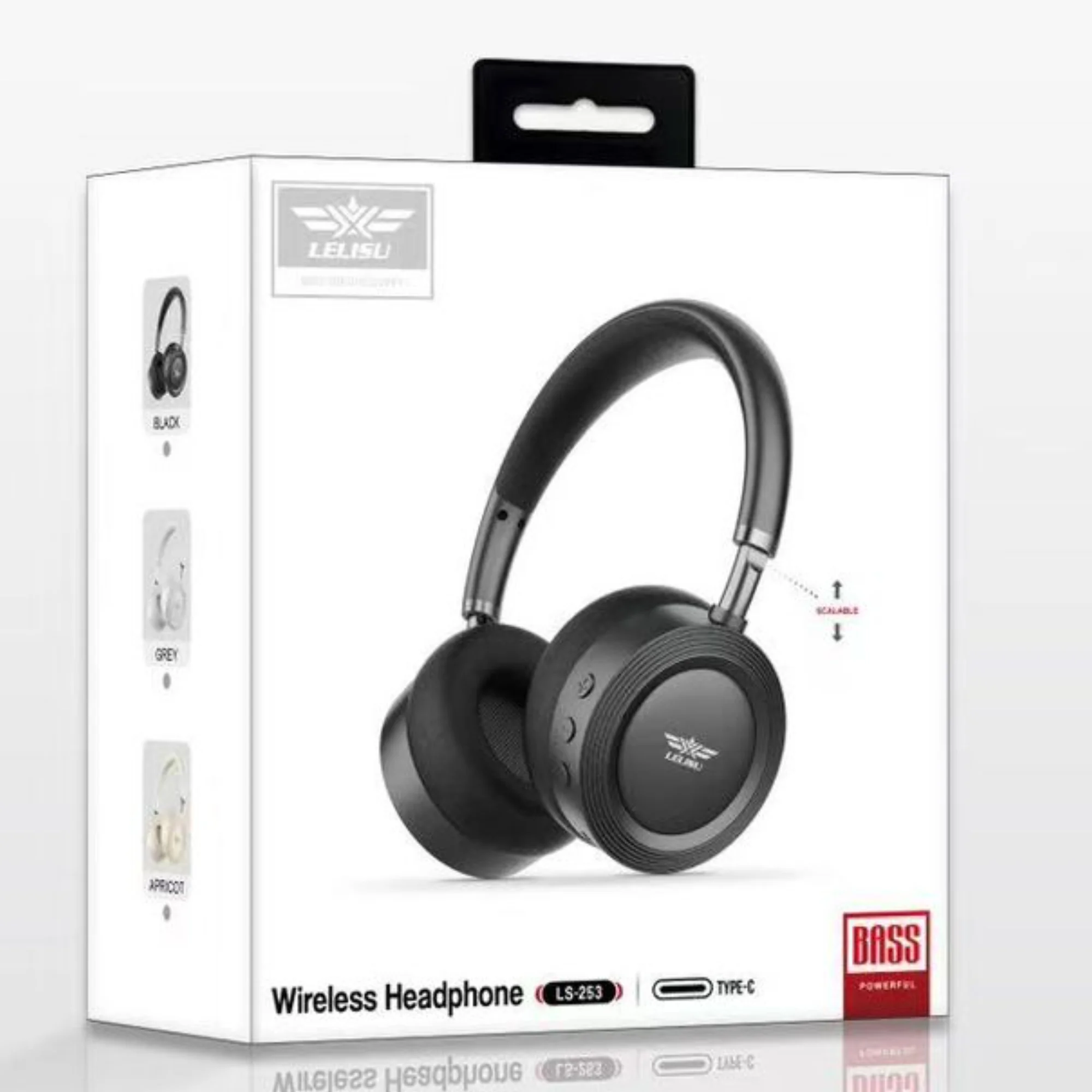 lelisu ls 253 wireless headphones bluetooth over ear with mic & type c | gadget tray lelisu ls 253 wireless headphones bluetooth over ear with mic & type c | gadget tray