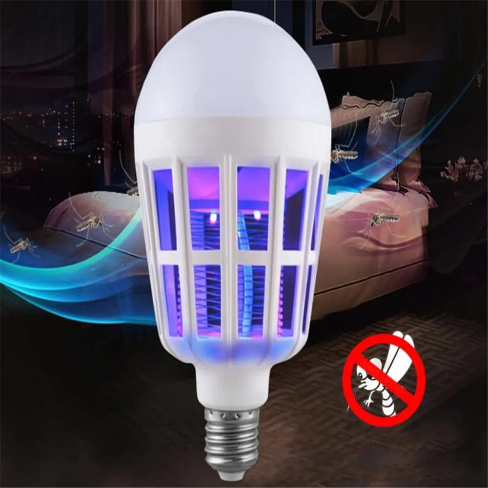 product-image-6 (7) 2-in-1 LED Mosquito Killer Bulb 15W Insect Zapper | Gadget Tray - Image 3