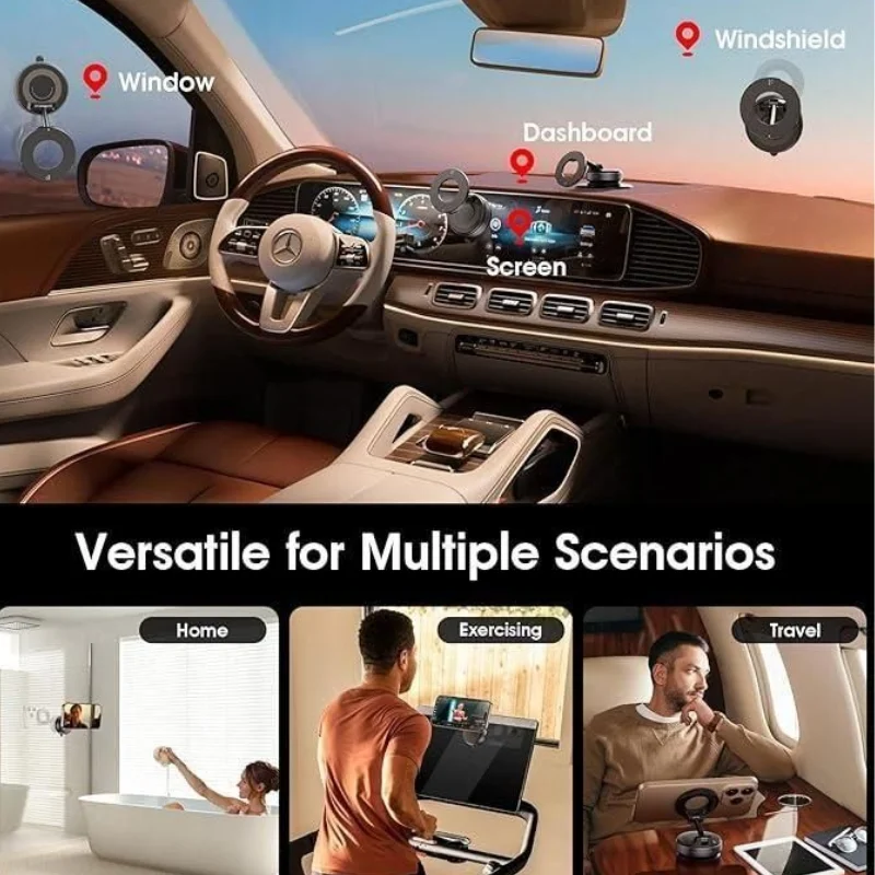product-image-7 (5) Foldable Magnetic Car Phone Holder 360° Suction Mount | Gadget Tray - Image 6