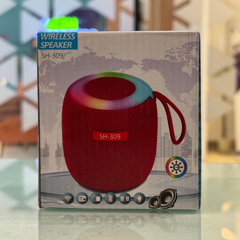 product-image-8 (4) SH-309 Mini Bluetooth Speaker 5W with RGB Light | Gadget Tray - Image 10