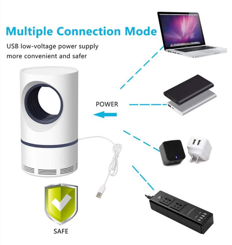 portable usb mosquito killer lamp | silent, chemical free insect trap portable usb mosquito killer lamp | silent, chemical free insect trap